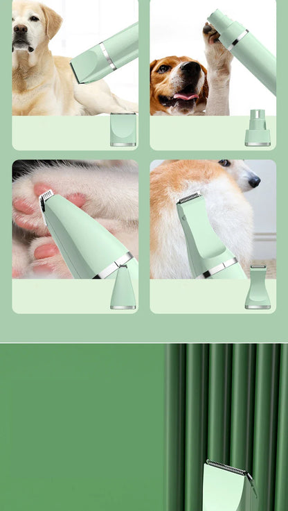 ScandenShop™ 4-in-1 Electric Pet Grooming Kit